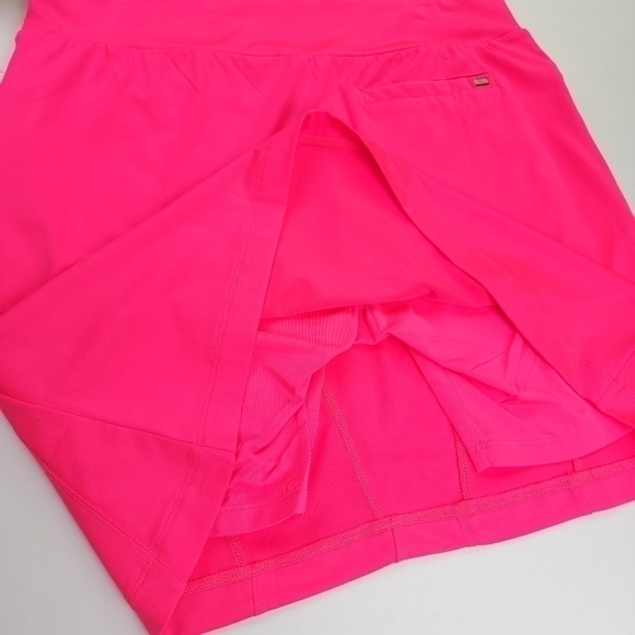 TAIL Bright Coral Golf Tennis Skort Sz S - Picture 4 of 9